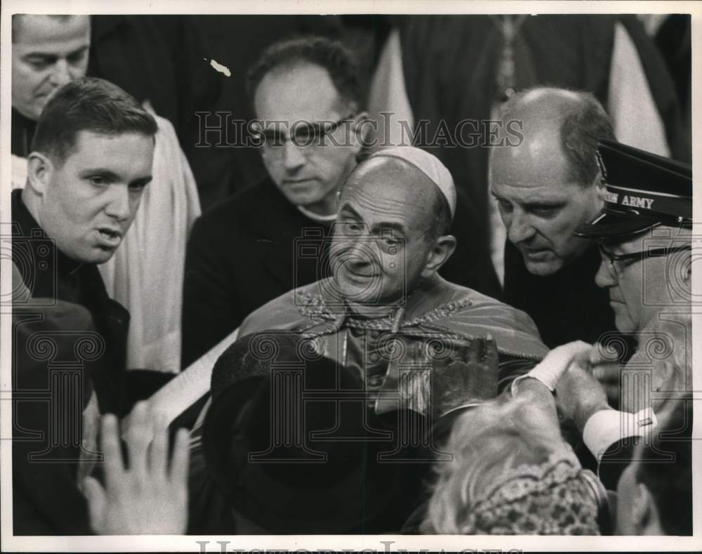 1965 Press Photo Pope Paul VI at Yankee Stadium in NY Where He Celebrated Mass- Historic Images