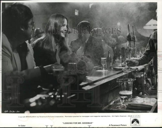 1991 Press Photo Diane Keaton & Co-Stars In a Scene From Looking For Mr Goodbar- Historic Images