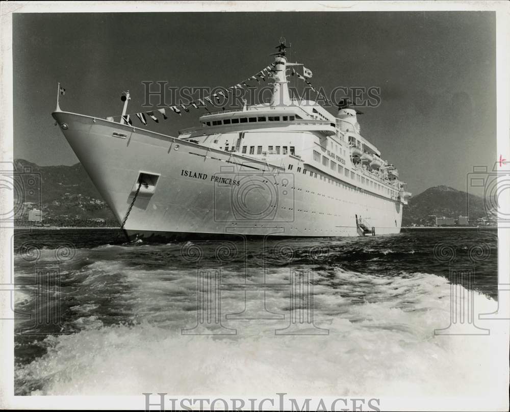 1979 Press Photo Island Princess cruise ship of Princess Cruises - lrx93460- Historic Images