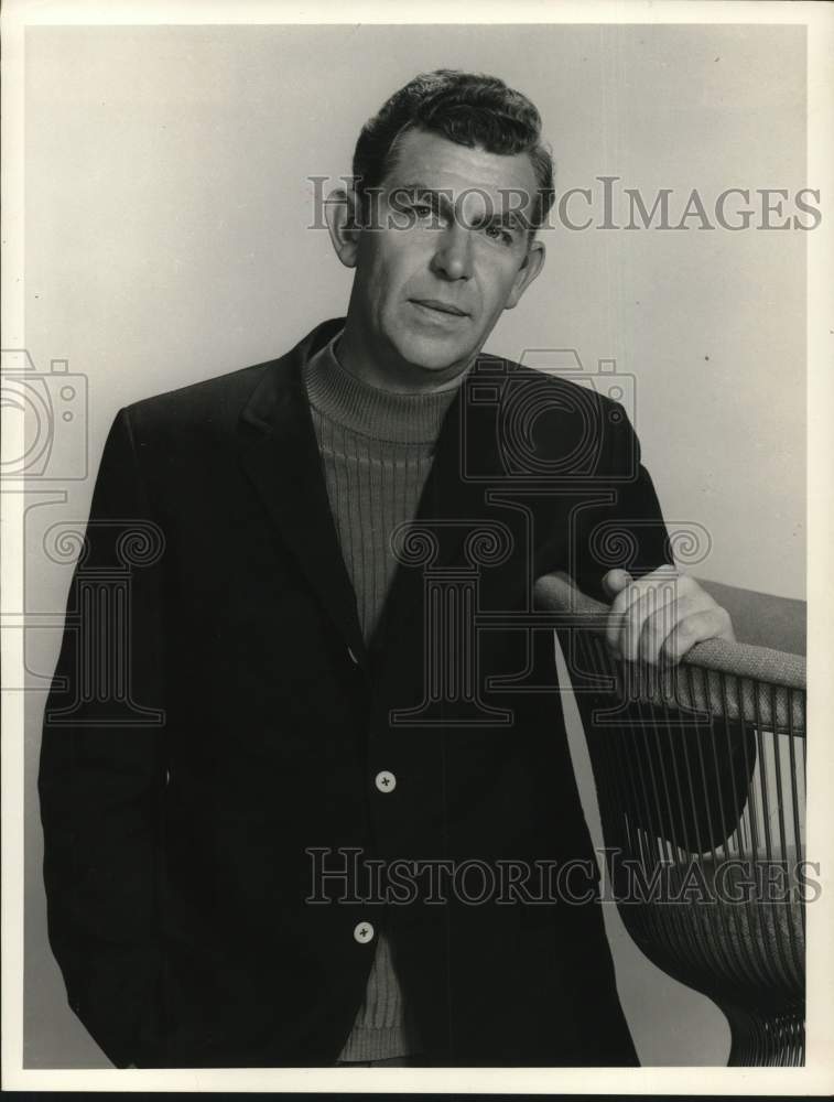 1972 Press Photo Actor Andy Griffith - lrx94773- Historic Images