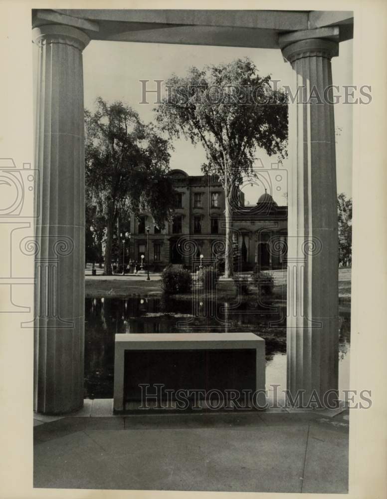 1967 Press Photo The Casino in Congress Park at Saratoga. - lry11784- Historic Images