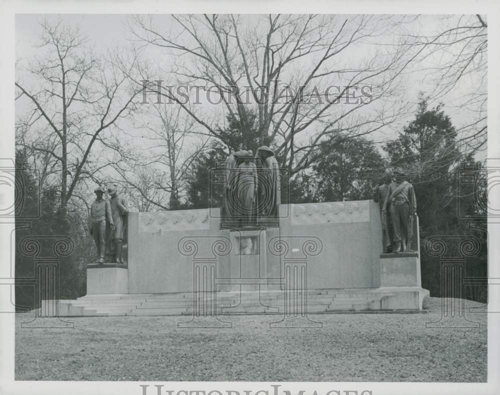 1960 Press Photo Confederate Monument at Shiloh National Military Park- Historic Images