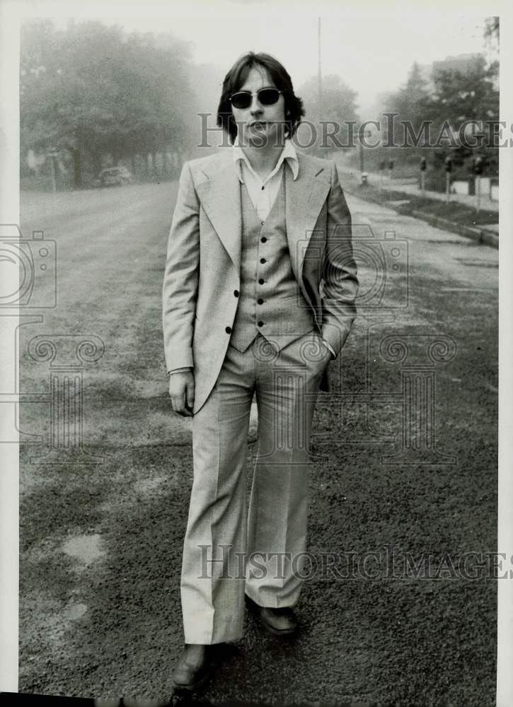 1977 Press Photo Johnny Lyon of Southside Johnny and the Asbury Jukes- Historic Images