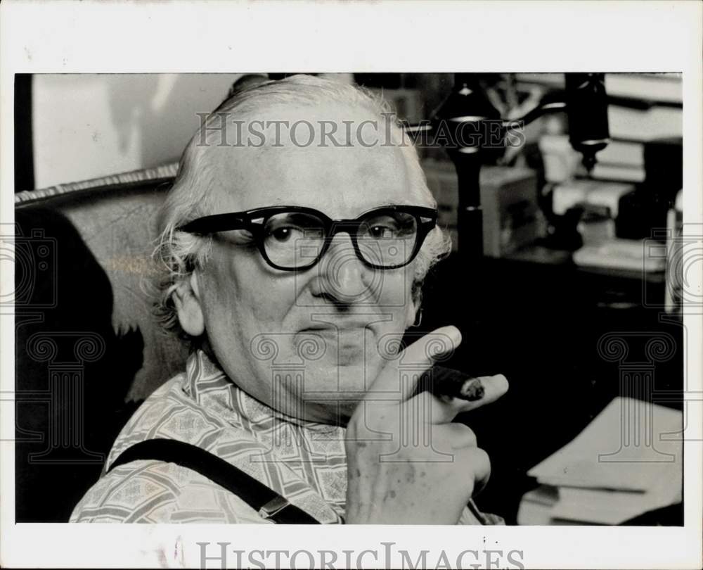 1978 Press Photo Harry Golden, American writer and newspaper publisher.- Historic Images