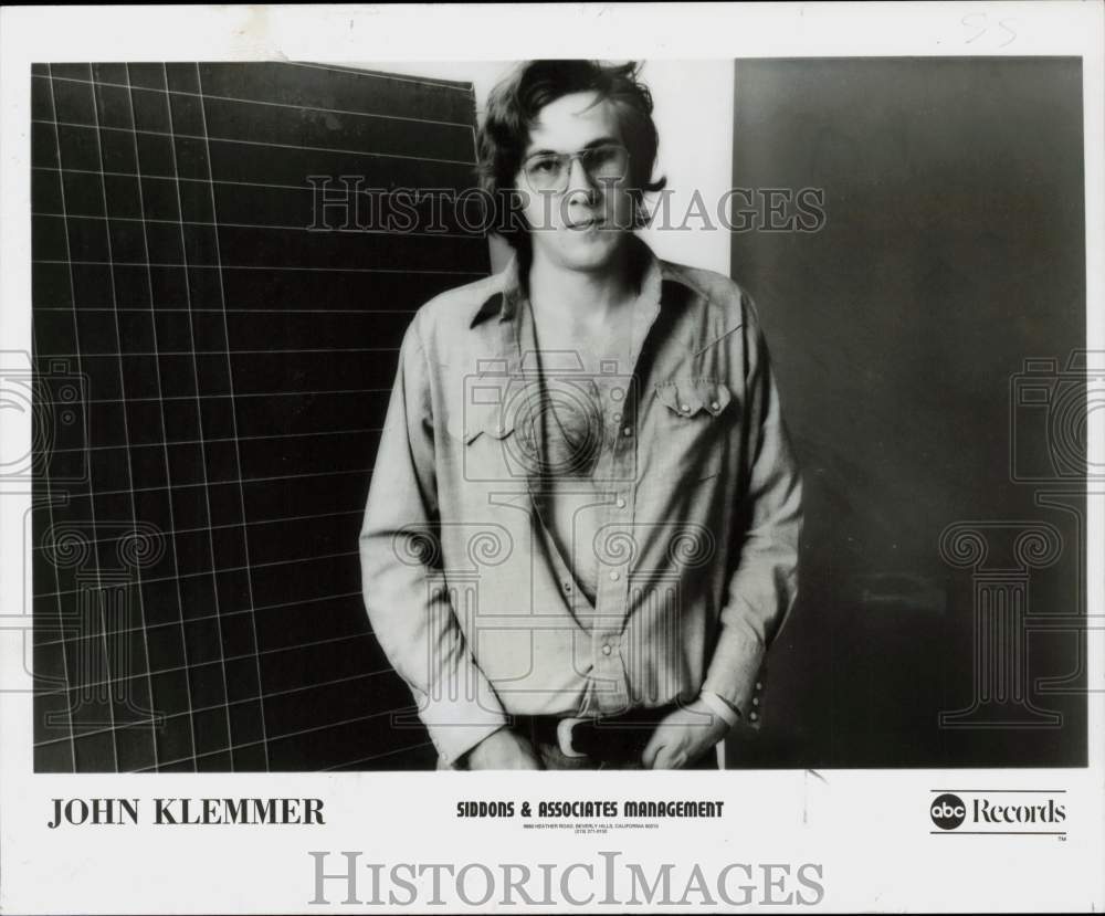 1978 Press Photo John Klemmer, American jazz saxophonist and composer.- Historic Images