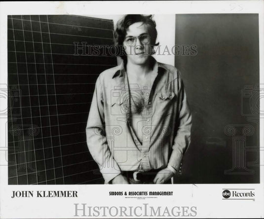 1978 Press Photo John Klemmer, American jazz saxophonist and composer.- Historic Images