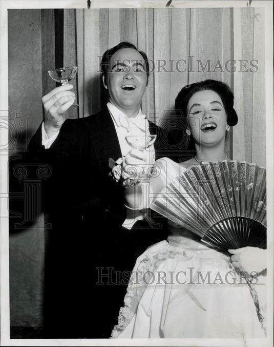 1960 Press Photo Ann Irving & Richard Knoll, "Traviata" - lry25996- Historic Images
