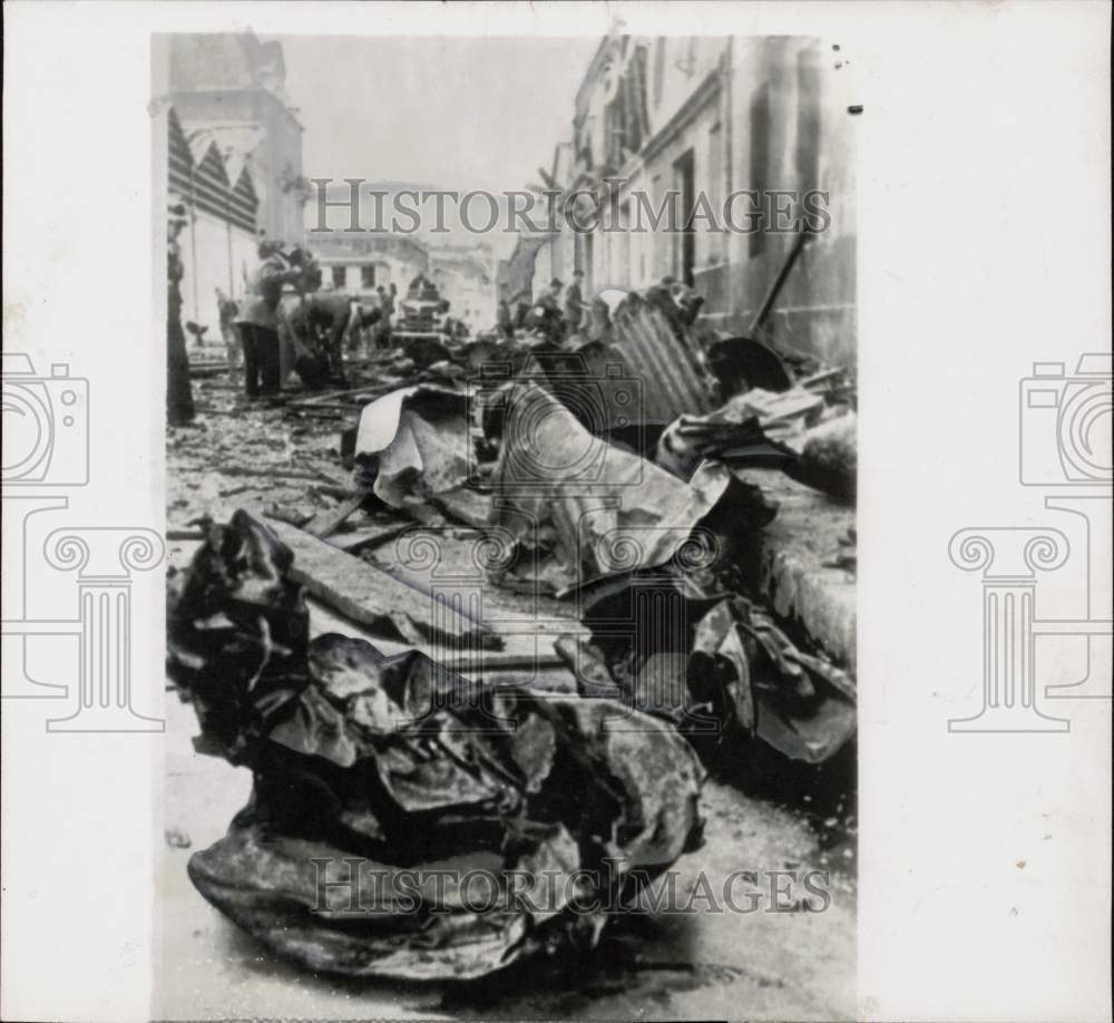 Press Photo Ammunition Dump in Valparaiso, Chile - lry26888- Historic Images