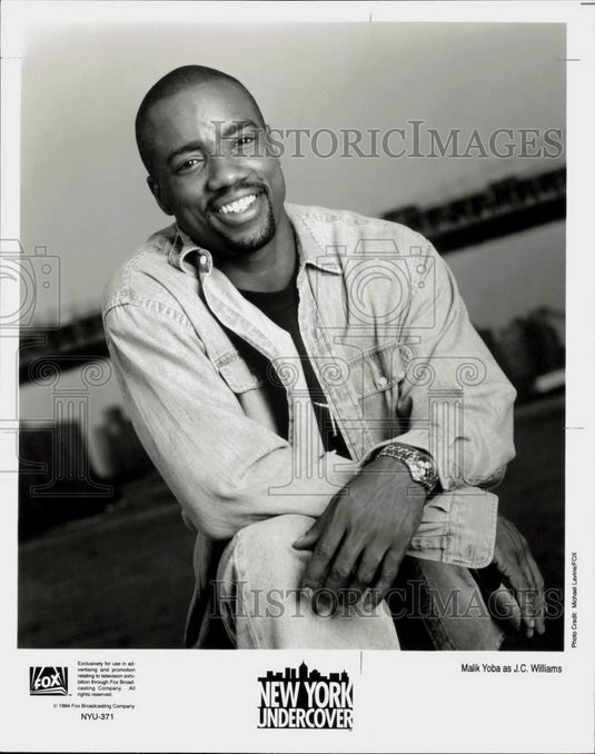 1994 Press Photo Malik Yoba stars on "New York Undercover," on Fox. - lry27903- Historic Images