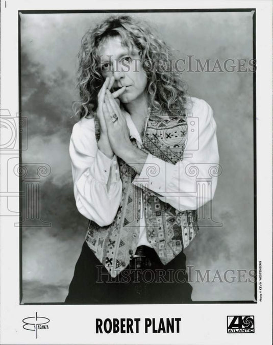 1993 Press Photo Robert Plant, British rock singer, songwriter and bandleader.- Historic Images