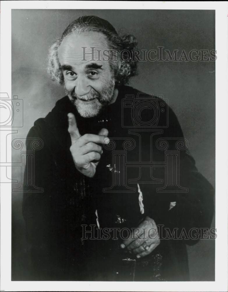 1981 Press Photo Actor Warren Mitchell in &quot;The Merchant of Venice&quot; - lry28294- Historic Images