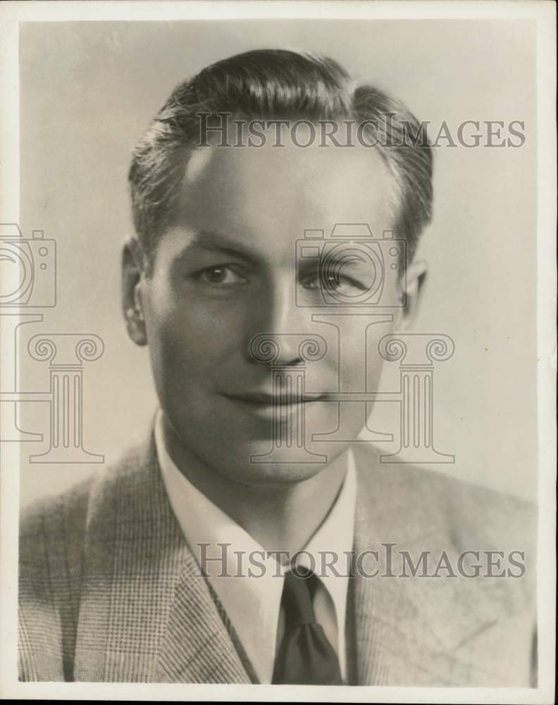 Press Photo Singer Lanny Ross at Olympia - lry28762- Historic Images