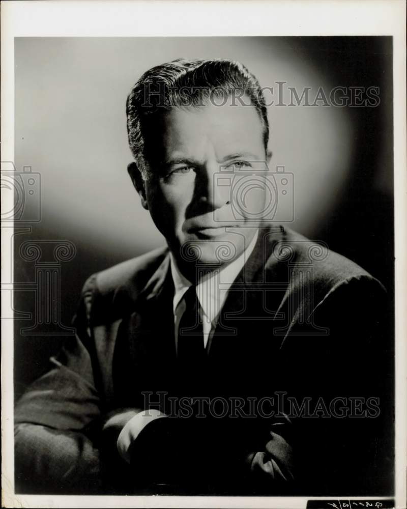 1958 Press Photo Dick Powell, American actor, director, producer and musician.- Historic Images