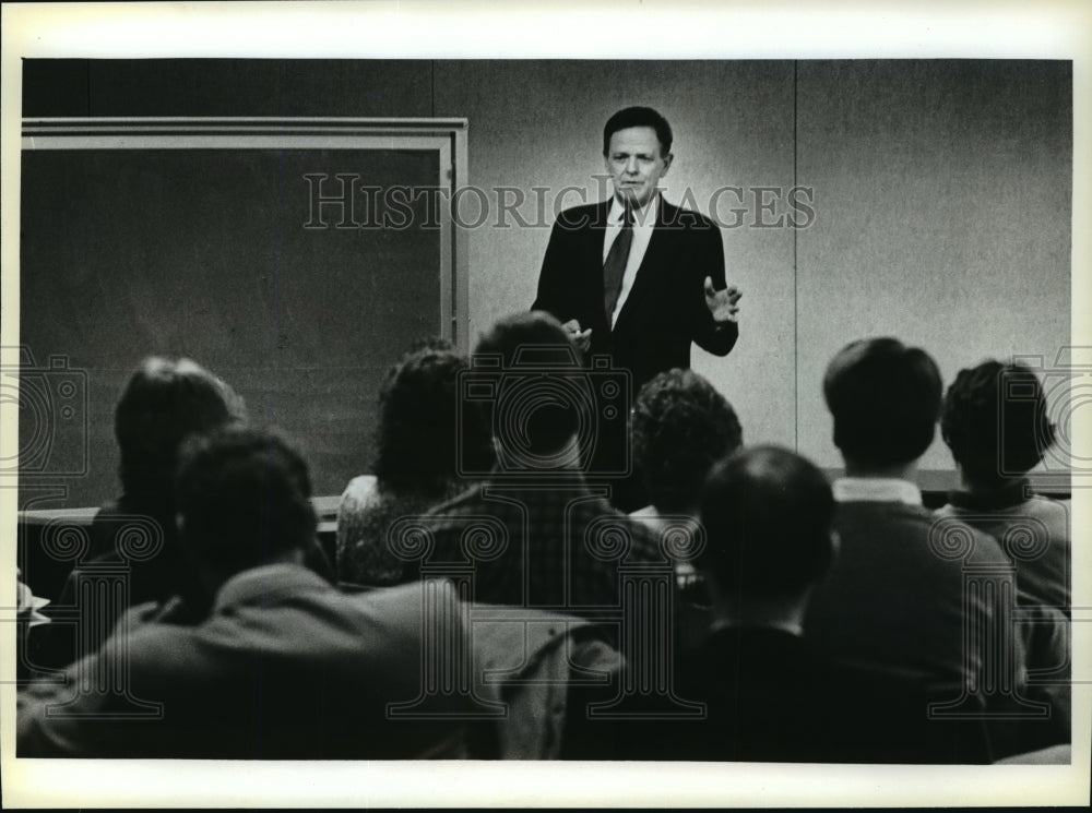 1948 Press Photo William J. Abbott, Advertising Director of Self Magazine