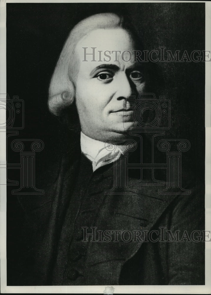 1975 Press Photo Sam Adams, Political leader &amp; Revolutionary statesman 1722-1803- Historic Images