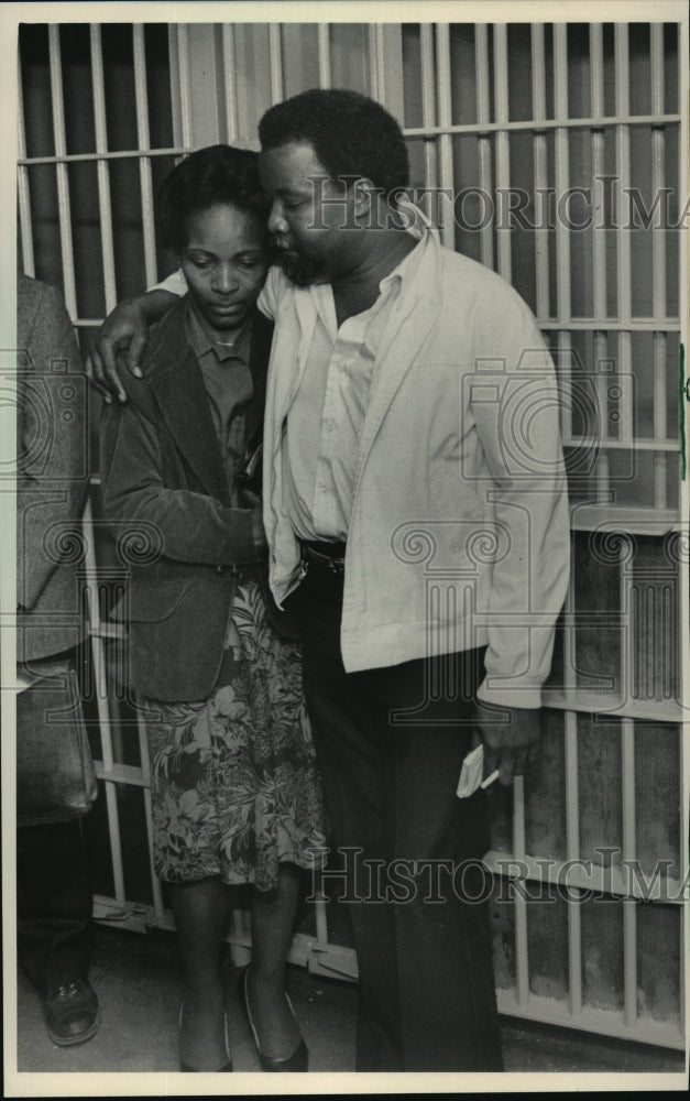 1984 Press Photo Bobbie &amp; Arthur Adway parents of alleged gang leader Eric Adway- Historic Images