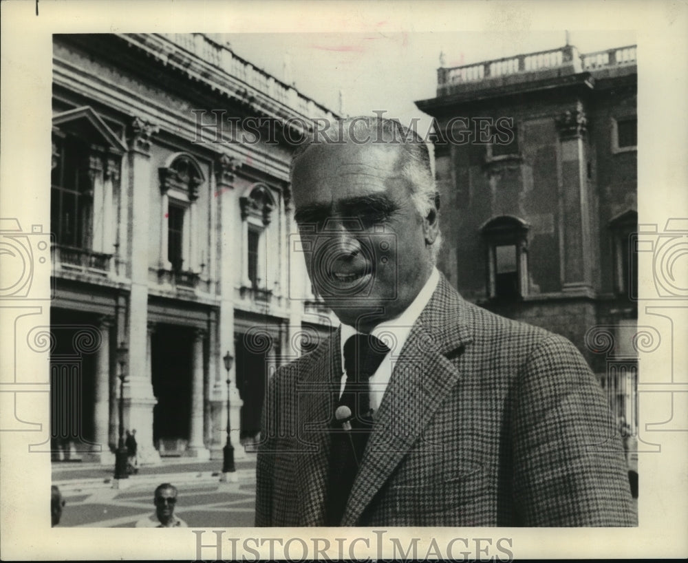 1978 Press Photo Corespondent Luigi Barzini in Friends, Romans and Communists