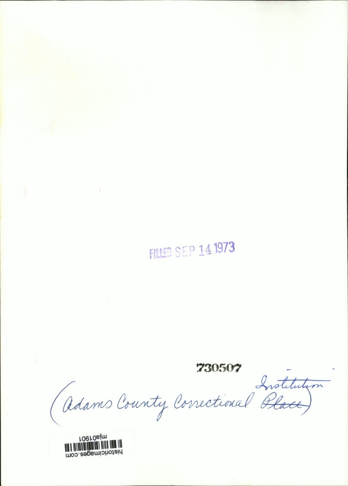 1973 Press Photo Adams County Correctional Institution - mja01901