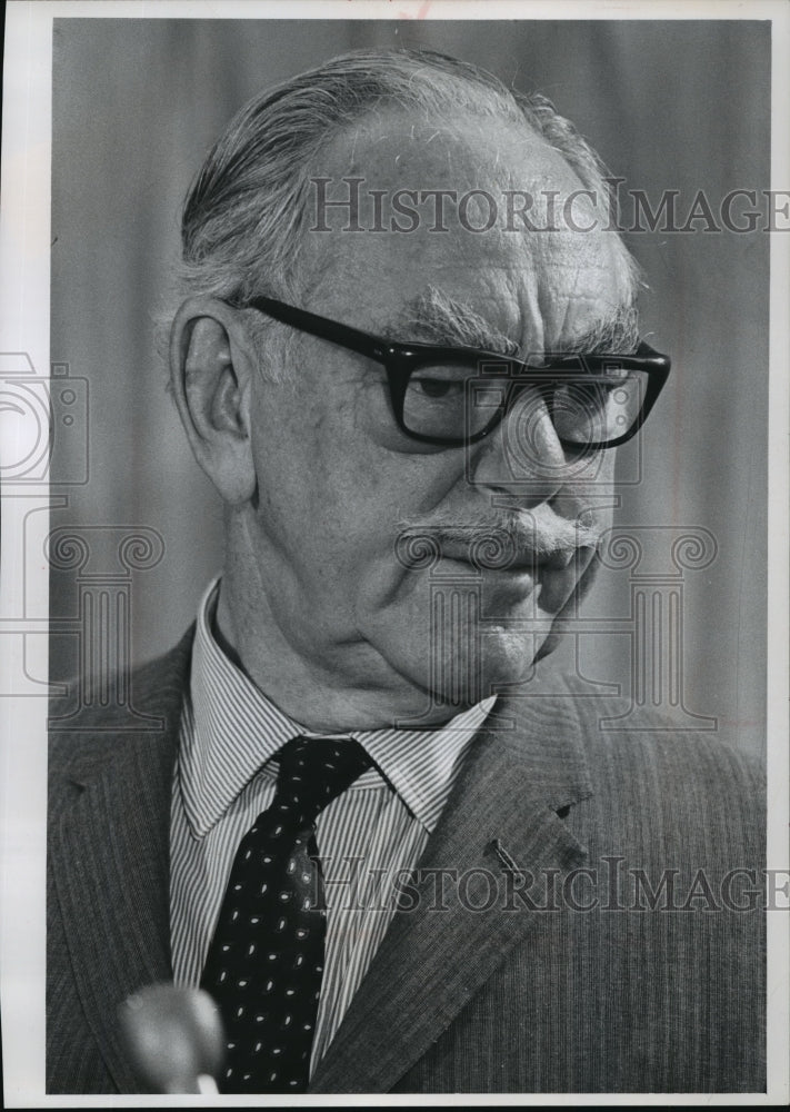 1971 Press Photo Dean Acheson, American diplomat and former Secretary of State- Historic Images