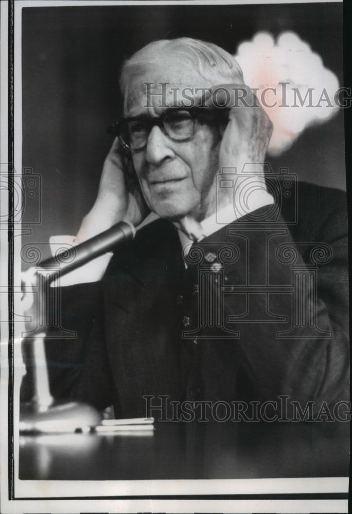 1958 Press Photo Bernard Baruch- Historic Images