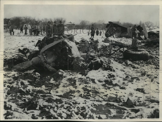 1964 Press Photo A. Maugeri, E. Sutton, W. Allis & G. Christensen at Accident- Historic Images