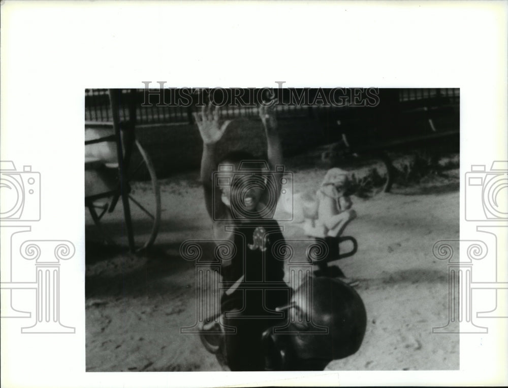 1993 Press Photo Kamal Ingram, 5 years old, died in an car accident w 2 siblings- Historic Images