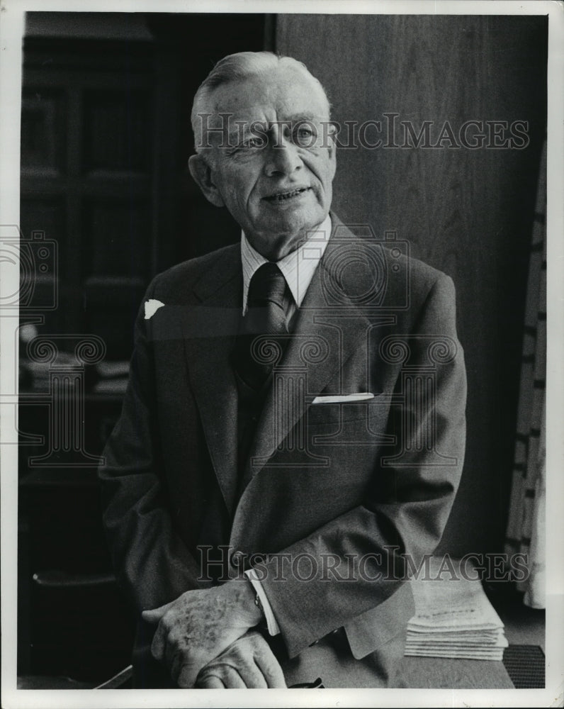 1977 Press Photo Donald Abert, Journal Co, Chairman of the Board - mja03482