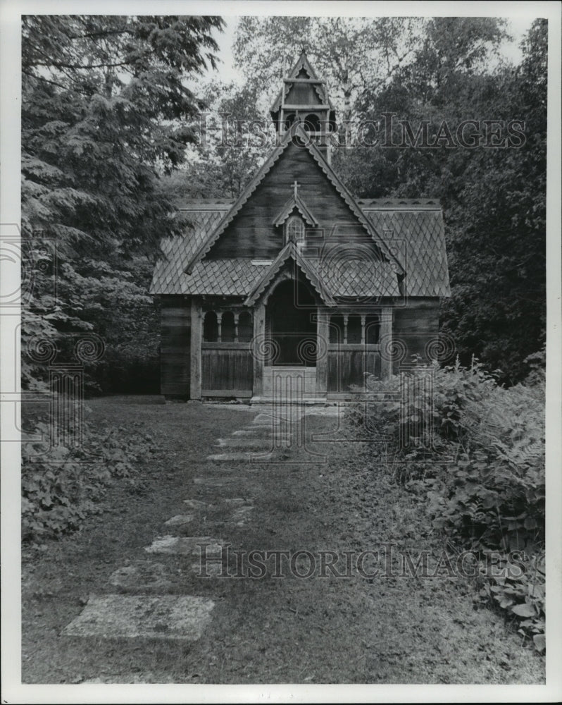 1977 Press Photo Bjorkeunden - Chapel near Baileys Harbor, Wis. - mja03561