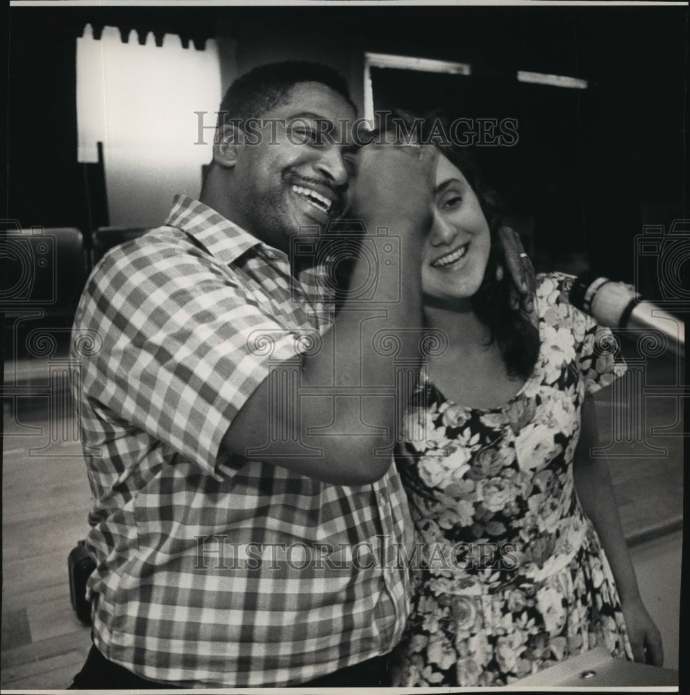 1992 Press Photo Cornell Williams &amp; Melissa Checots performs at African World Fs- Historic Images