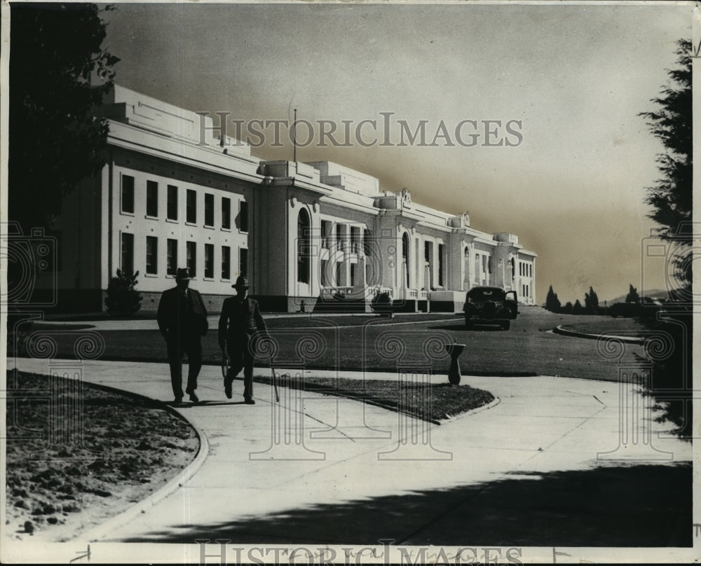 1941 Press Photo Federal Parliament House at Canberra, Capital of Australia- Historic Images