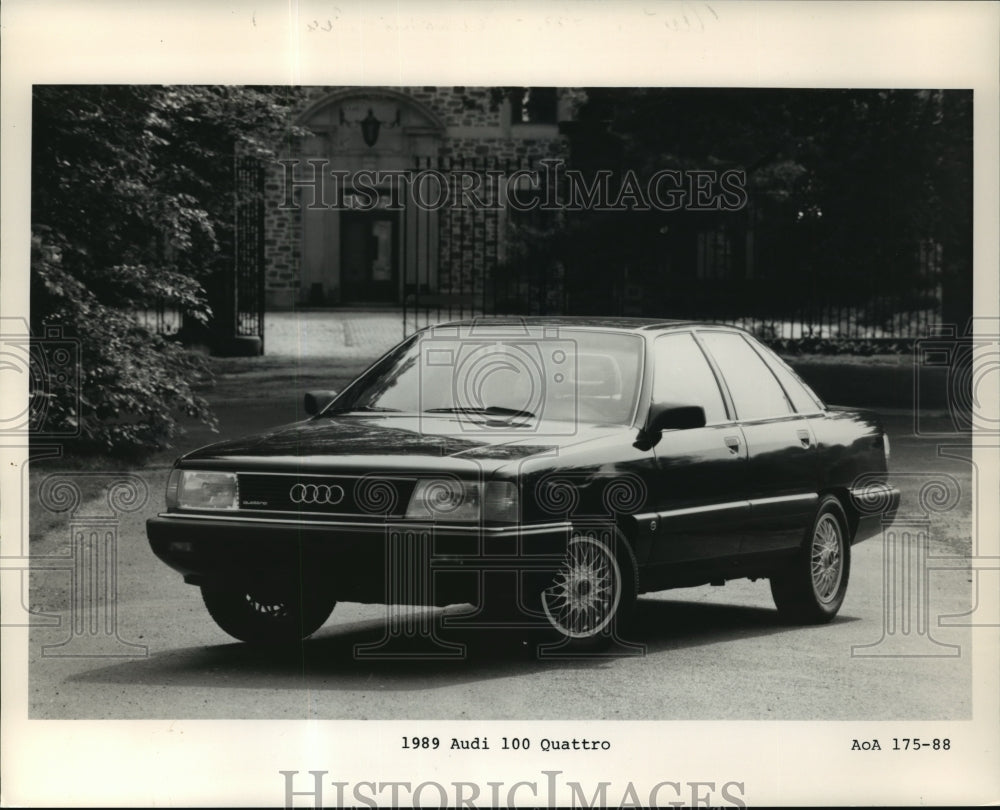 1988 Press Photo 1989 Audi 100 Quattro From Germany- Historic Images