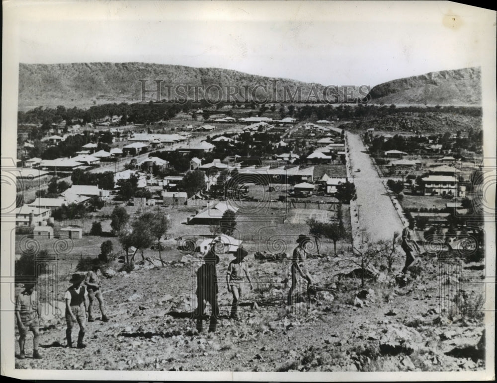 1942 Press Photo Alice Springs, administrative headquarters of Central Australia- Historic Images