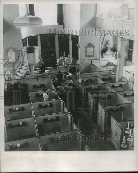 1964 Press Photo Old North Church, Boston, Massachusetts - mja04886
