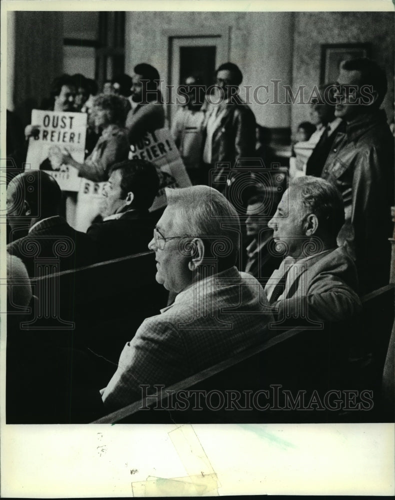 1980 Press Photo Police Chief Harold A. Brier- Historic Images