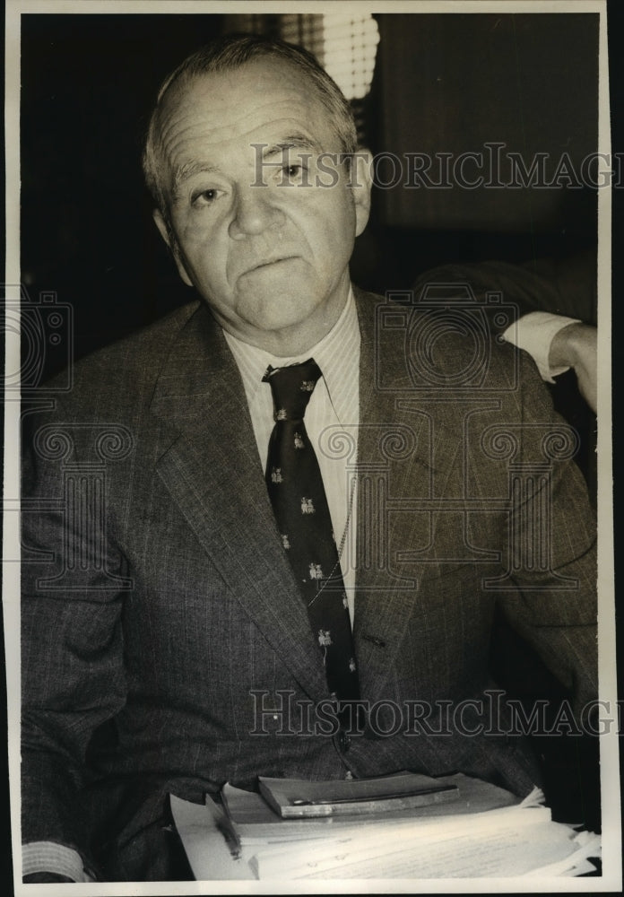 1976 Press Photo Alexander appears before the House Government Operations Comm.- Historic Images