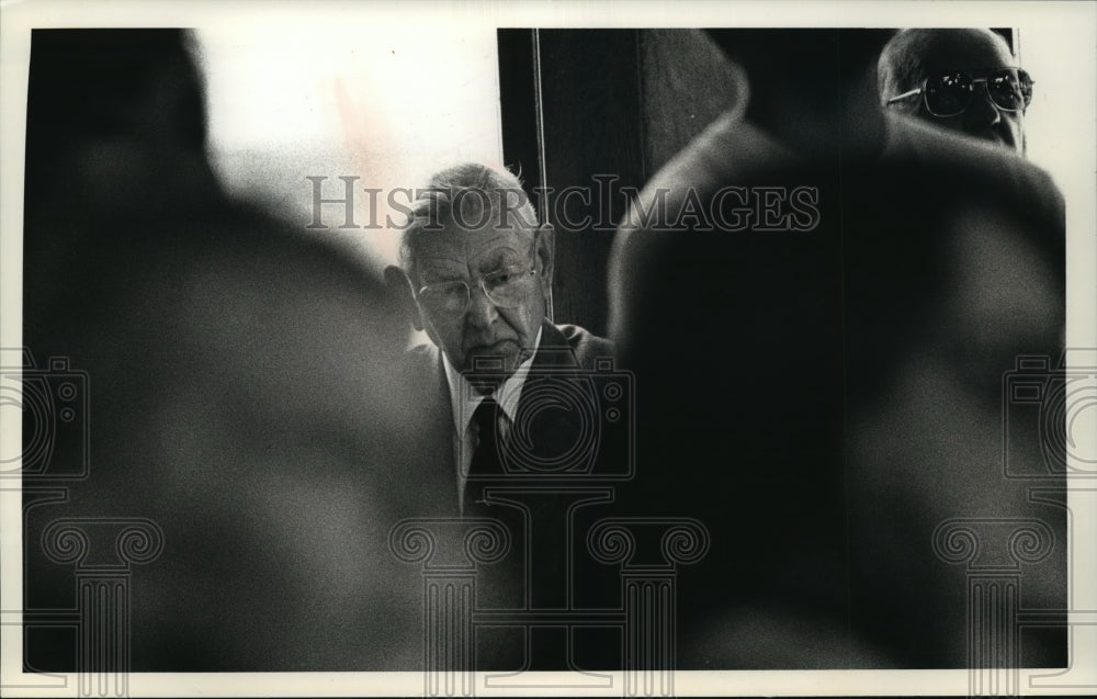 1990 Press Photo Harold Breier, Former Milwaukee Police Chief- Historic Images