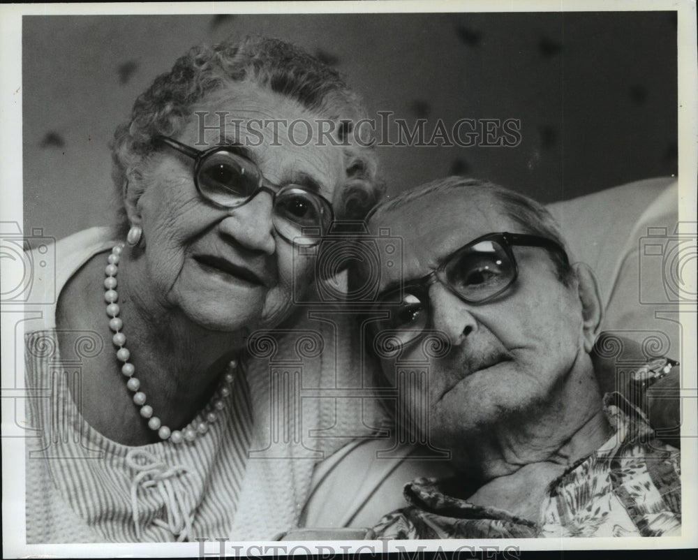 1994 Press Photo Alfred &amp; Irene Horn celebrated their 75th wedding anniversary - Historic Images