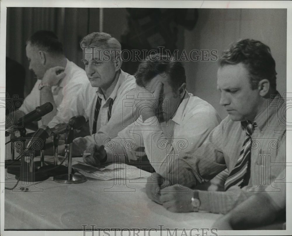 1971 Press Photo Officers of the Professional Policemen&#39;s Protective Association- Historic Images