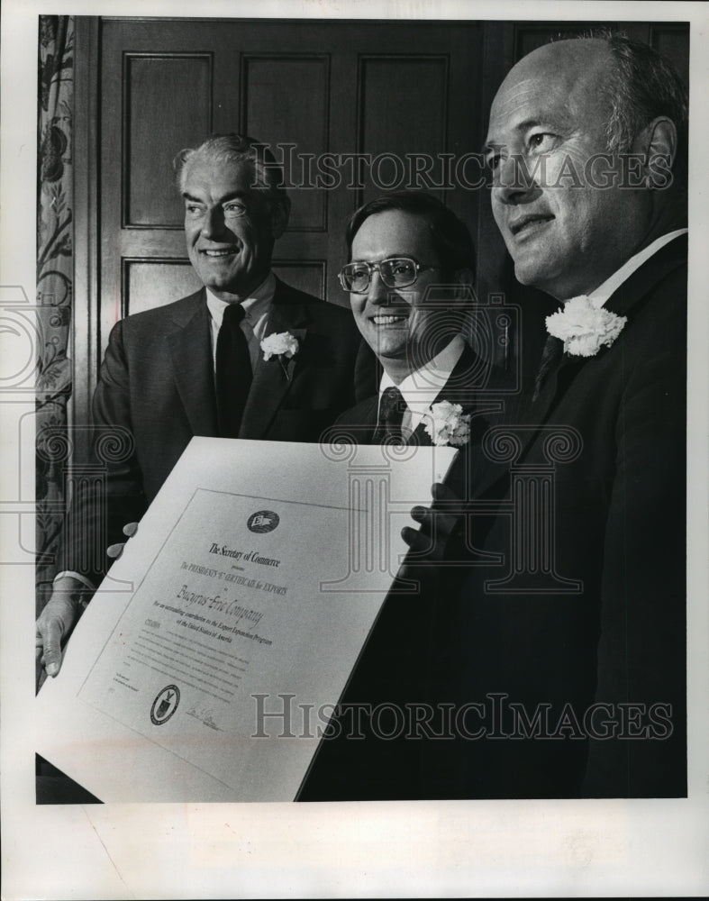 1972 Press Photo Eugene P. Berg president of Bucyrus-Erie Co. of South Milwaukee