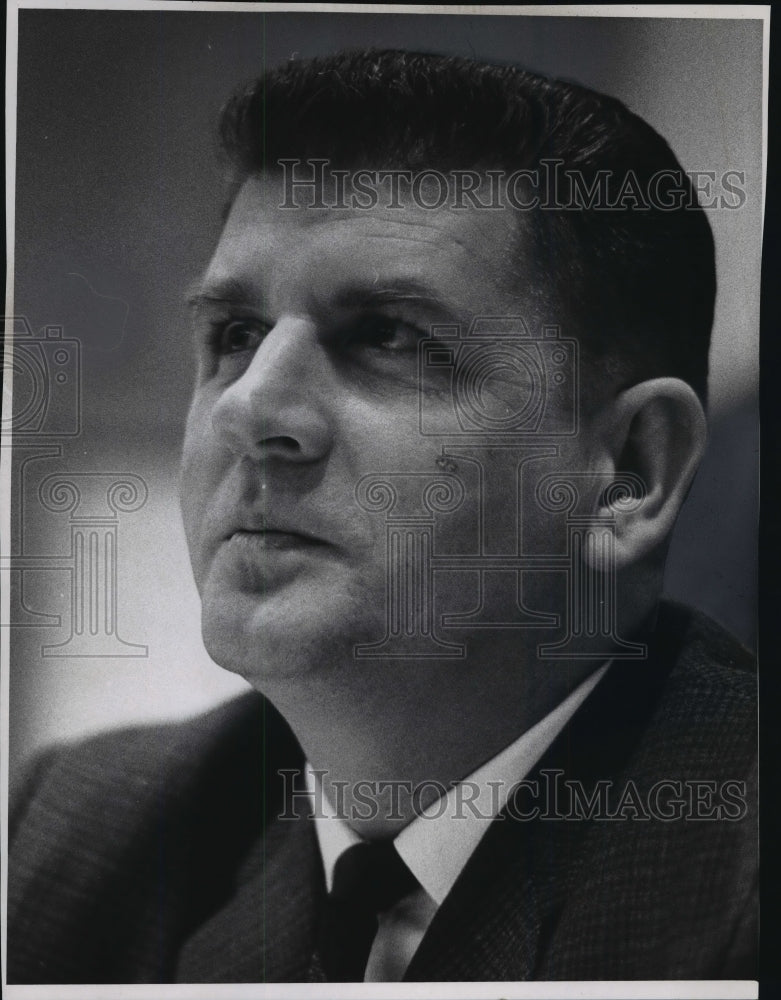 1963 Press Photo Frank T Bindas, President Common Council, Culloky - mja06730- Historic Images