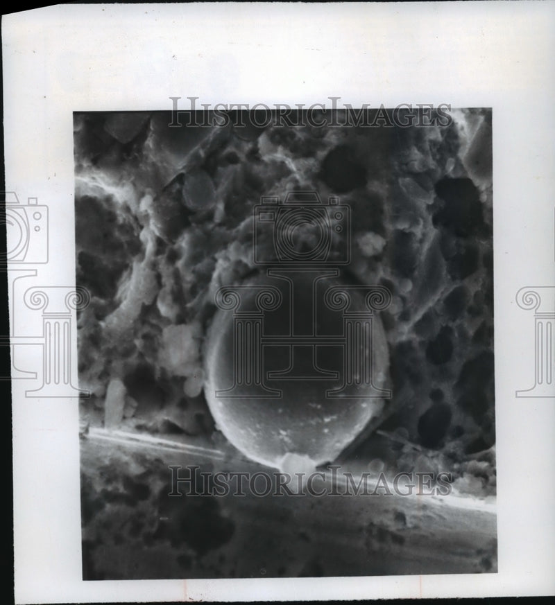 Load image into Gallery viewer, 1978 Press Photo Spherical, glassy &amp; flakey airborne particles magnified
