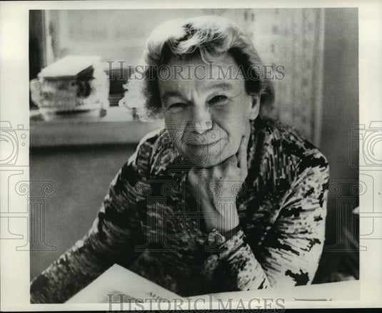 1977 Press Photo Tatyana Khodorovich in Moscow - mja07387