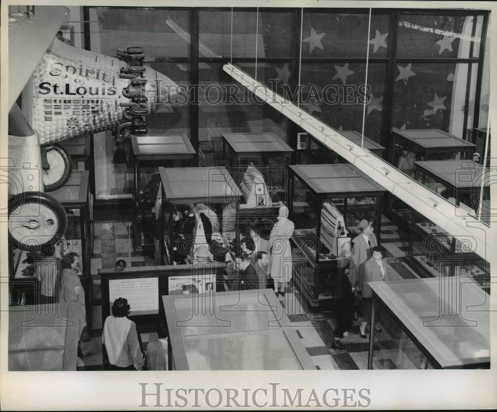 1960 Press Photo Original Star-Spangled Banner at the Smithsonian Institution