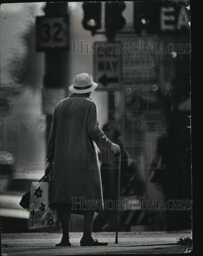 1973 Press Photo The 'golden years' are often drad - mja09129