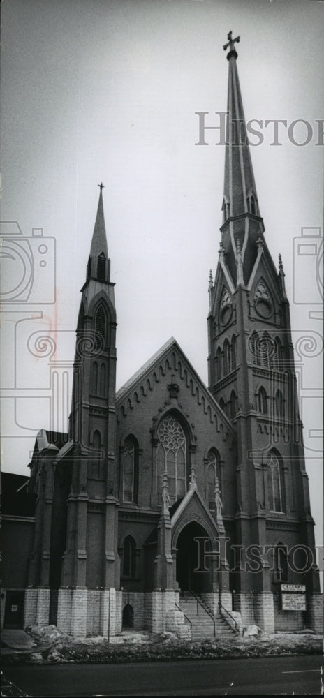 1971 Press Photo The century old Calvary United Presbyterian Church, Wis Ave