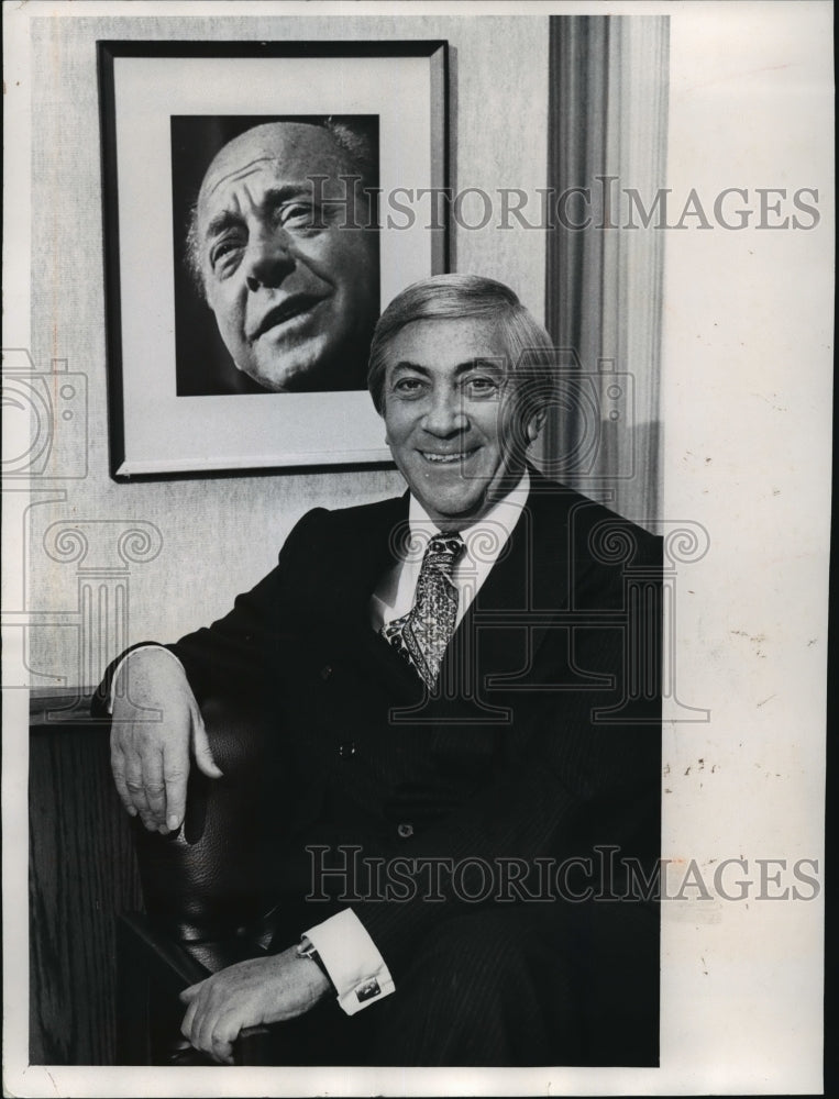 1973 Press Photo Ben Barkin, public relations counsel- Historic Images