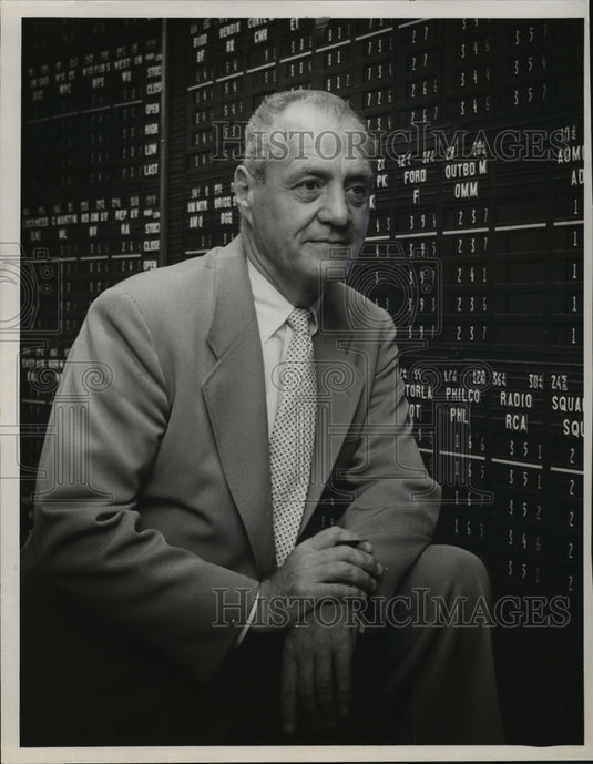 1958 Press Photo Rollie Barnum - mja10078
