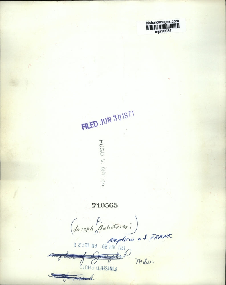 1971 Press Photo Joseph P. Balistrieri, nephew of Frank - mja10084