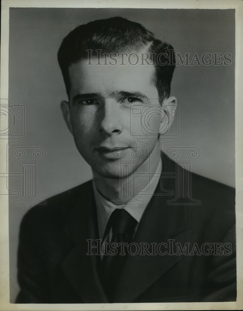 1956 Press Photo Reed A. Benson,son of Secretary of Agriculture Ezra Taft Benson- Historic Images