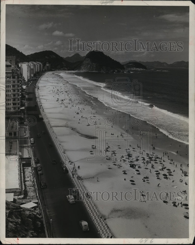 1949 Press Photo Brazil - Cities, Rio De Janeiro- Historic Images